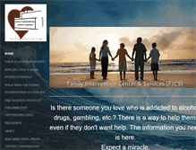 Tablet Screenshot of familyintervention-center.org